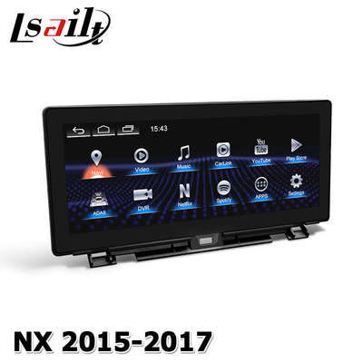 Процессор экрана касания автомобиля Lexus NX200t Hexa 10,25&quot; андроид автоматическое беспроводное Carplay