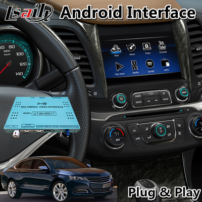Интерфейс автомобиля Шевроле видео-, навигация GPS андроида для импалы/пригородного Carplay