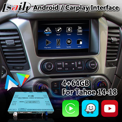 Интерфейс мультимедиа Lsailt Android Carplay для Chevrolet GMC Tahoe 2015