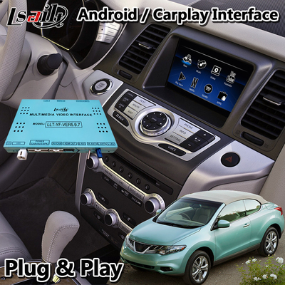 Интерфейс мультимедиа автомобиля навигации андроида Лсаилт для Ниссан Мурано З51 с Карплей