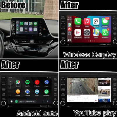 Toyota C-HR CHR Android 13 мультимедийный интерфейс с беспроводным Android авто carplay