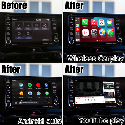 Toyota Harrier Venza Android 13 мультимедийный видеоинтерфейс 2019-present беспроводный carplay android auto