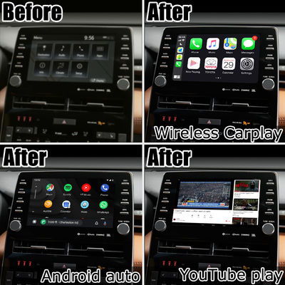 Интерфейс автоматического carplay видео- интерфейса андроида 8 дюймов видео- для avalon Тойота касается настоящему моменту 3 2018