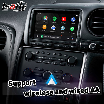 Интерфейс Carplay андроида Lsailt автоматический для Nissan GTR GT-r R35 Nismo 2008-2010