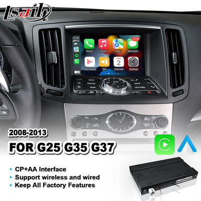 Беспроводной Android Авто Carplay интерфейс для Infiniti G25 G35 G37 Skyline 370GT 350GT (V36) 2008-2013 Год
