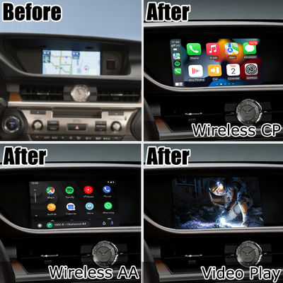 Lexus ES ES350 ES250 ES300h беспроводной carplay android auto модуль коробки зеркалирования экрана Lsailt