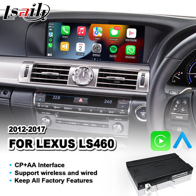 Интерфейс Carplay беспроводного андроида автоматический для F-спорта AWD 2012-2017 Lexus LS 460 600h LS460
