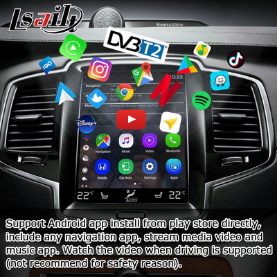RAM коробки 4GB Carplay AI подъема интерфейса андроида видео- для Volvo S60 S90