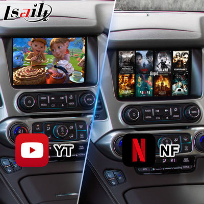Lsailt Android Carplay Мультимедийный видеоинтерфейс для Chevrolet GMC Tahoe 2014-2019