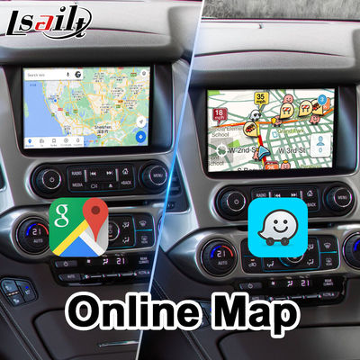 Lsailt Android Carplay Мультимедийный видеоинтерфейс для Chevrolet GMC Tahoe 2014-2019