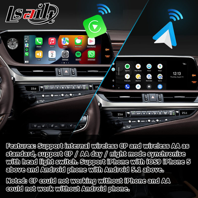 Беспроводной carplay автомобиль андроида для версии Lexus ES300h ES350 ES250 более дешевой