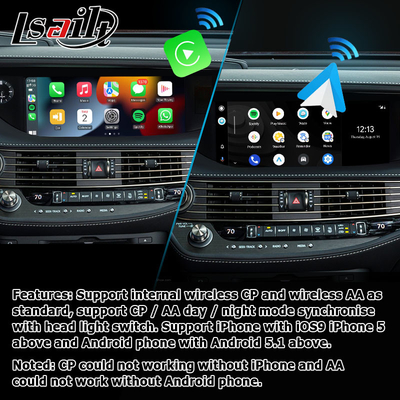 Экран беспроводного carplay андроида Lexus LS500 LS500h LS350 автоматический отражая интерфейс