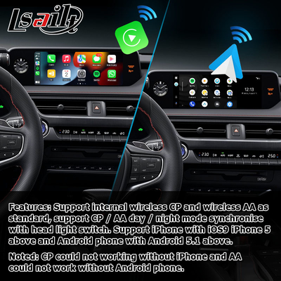 Экран беспроводного carplay андроида Lexus UX200 UX350h автоматический отражая multi средства массовой информации