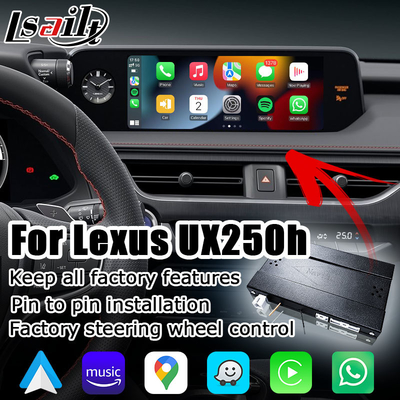 Экран беспроводного carplay андроида Lexus UX200 UX350h автоматический отражая multi средства массовой информации