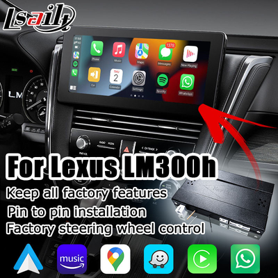 Беспроводной автомобиль андроида carplay для проекции экрана Lexus LM300h LM350 LM