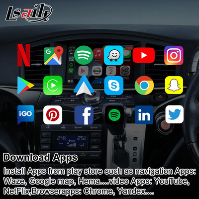 Беспроводной экран мультимедиа автомобиля CarPlay для патруля Nissan Elgrand, Armada Infiniti QX с навигацией GPS, автомобилем андроида