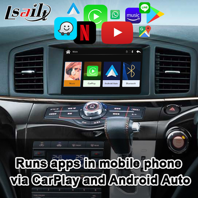 Интерфейс Nissan CarPlay с автомобилем андроида, YouTube, Spotify для Elgrand, патруля, Armada, следопыта