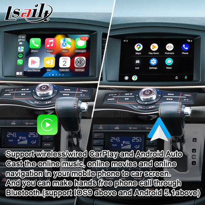 Интерфейс Nissan CarPlay с автомобилем андроида, YouTube, Spotify для Elgrand, патруля, Armada, следопыта