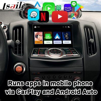 Интерфейс CarPlay андроида автоматический для камер зада наличия Infiniti QX следопыта Nissan 370Z