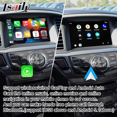 Интерфейс CarPlay следопыта включил автомобиль андроида, YouTube, работу Bluetooth для Nissan