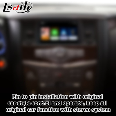 Подъем стиля OEM беспроводного carplay андроида патруля Y62 Nissan автоматический Lsailt