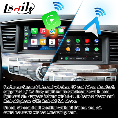 Подъем беспроводного carplay андроида стиля OEM Infiniti QX60 автоматический