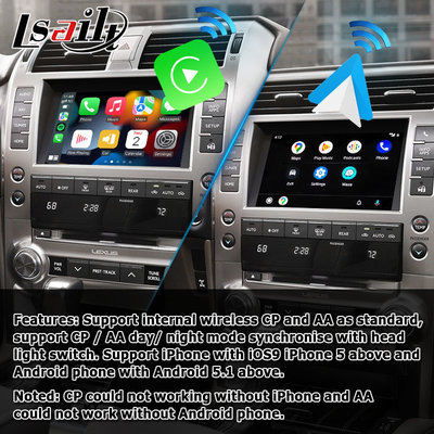 Подъем carplay андроида Яблока автоматический для стиля OEM Lexus GX460 интегрировать подъем