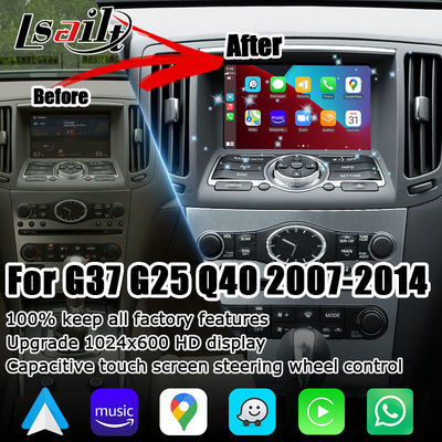 Беспроводной модуль CarPlay и Android Auto для Infiniti G37 G25 Q40, видеоинтерфейс Navihome