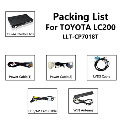 Интерфейс Тойота беспроводной Carplay для крейсера LC200 200 V8 2012-2015 земли Lsailt