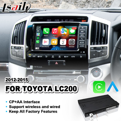 Интерфейс беспроводного Carplay андроида Тойота автоматический на крейсер 200 V8 LC200 2012-2015 земли