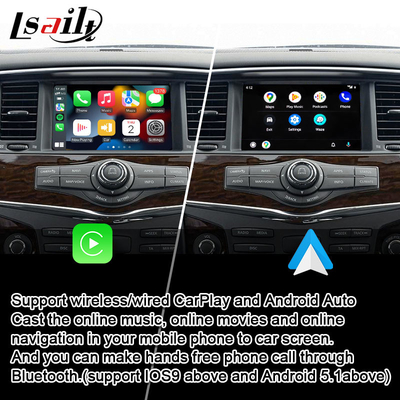 Автомобиль андроида интерфейса Nissan Carplay интегрированный, связь зеркала для патруля, Armada, следопыта