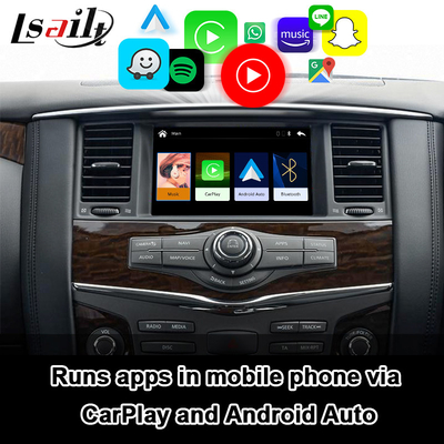 Автомобиль андроида интерфейса Nissan Carplay интегрированный, связь зеркала для патруля, Armada, следопыта