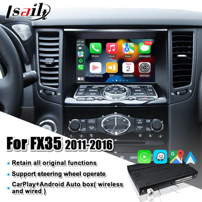 Подъем экрана беспроводного интерфейса андроида Яблока CarPlay автоматического первоначальный для Infiniti FX q QX