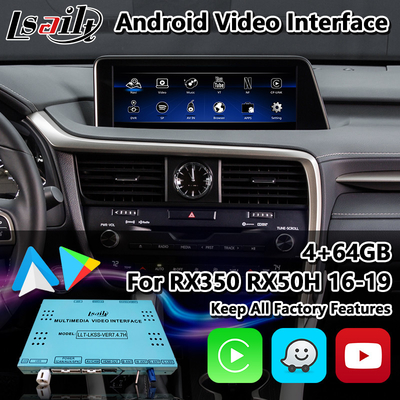 Lsailt Android Carplay интерфейс для Lexus RX 450h 200T 350 450L 350L 300 F Sport 2016-2019