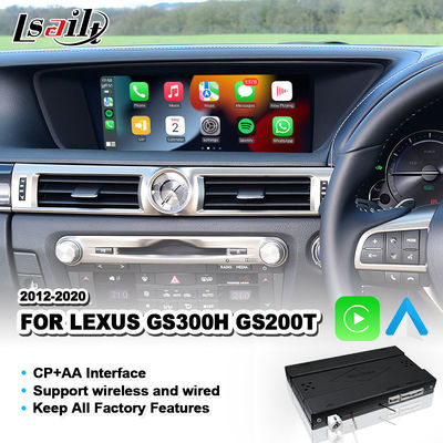 Lsailt Wireless Android Auto Carplay Interface для Lexus GS300h GS200t GS350 GS450h GSF GS L10 2016-2020