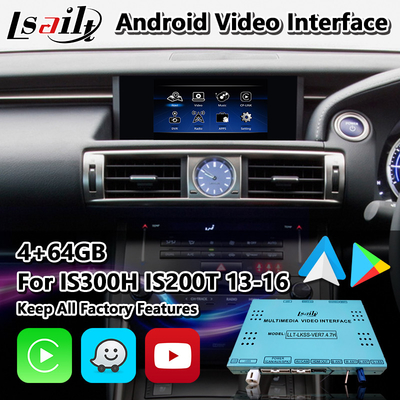Lsailt Android мультимедийный интерфейс для Lexus IS 300h 250 350 200t 300 AWD F Sport XE30 2013-2016