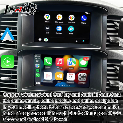 Беспроводный интерфейс CarPlay для Nissan Pathfinder R51 Navara D40 2013-2016 Android Auto, CarLife, Mirror Link