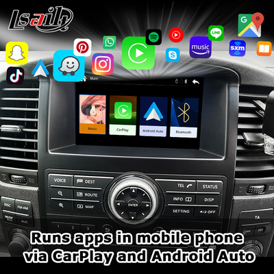 Беспроводный интерфейс CarPlay для Nissan Pathfinder R51 Navara D40 2013-2016 Android Auto, CarLife, Mirror Link
