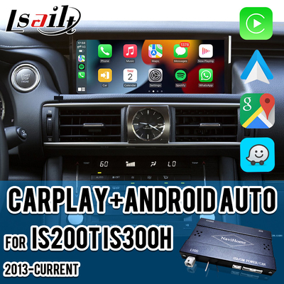 Pin to Pin Apple CarPlay Интерфейс для Lexus IS IS250 IS350 IS300 IS200t 2013-2021 Автоматический декодер Android, зеркальная ссылка