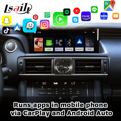 Pin to Pin Apple CarPlay Интерфейс для Lexus IS IS250 IS350 IS300 IS200t 2013-2021 Автоматический декодер Android, зеркальная ссылка