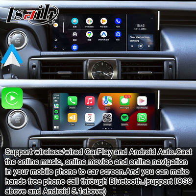 Pin to Pin Apple CarPlay Интерфейс для Lexus IS IS250 IS350 IS300 IS200t 2013-2021 Автоматический декодер Android, зеркальная ссылка