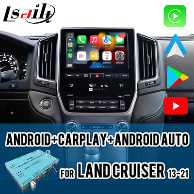 CarPlay Android Мультимедийный видеоинтерфейс с YouTube, NetFlix, YouTube,Google Map для Land Cruiser LC200
