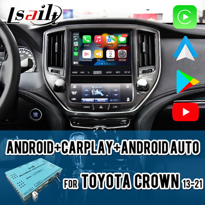 Lsailt CarPlay Android мультимедийный видеоинтерфейс для Toyota Crown, без ущерба для установки, с YouTube, NetFlix
