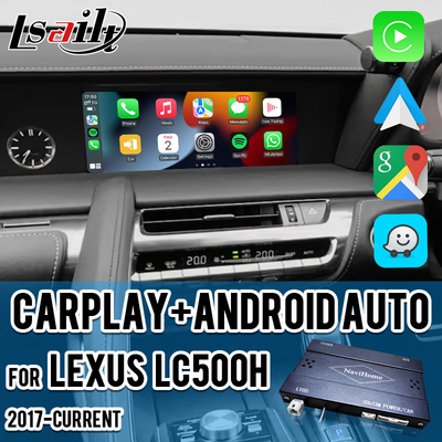 Беспроводный интерфейс CarPlay Интегрированный OEM экран для Lexus LX570 LX460d 2016-2021 Android Авто видео интерфейс