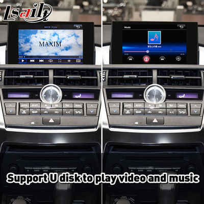 Lsailt / Navihome интерфейс Android Auto Carplay для Lexus NX300h NX200t с управлением ручкой 2014-2017 NX ES RX