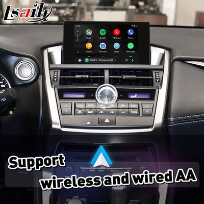 Lsailt / Navihome интерфейс Android Auto Carplay для Lexus NX300h NX200t с управлением ручкой 2014-2017 NX ES RX