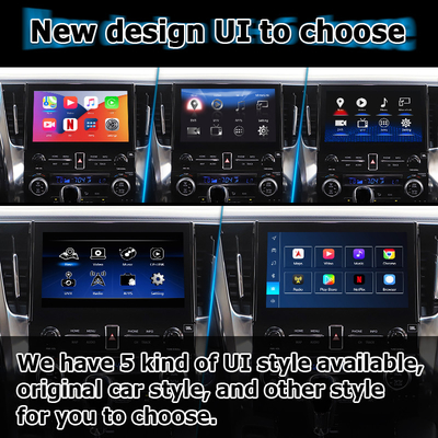 Toyota Alphard Vellfire AH30 серии Android Carplay интерфейсная коробка Qualcomm 6125 8+128GB