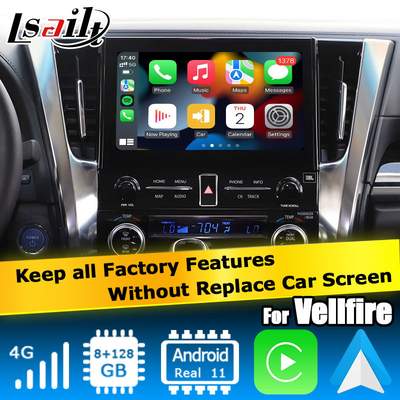 Toyota Alphard Vellfire AH30 серии Android Carplay интерфейсная коробка Qualcomm 6125 8+128GB