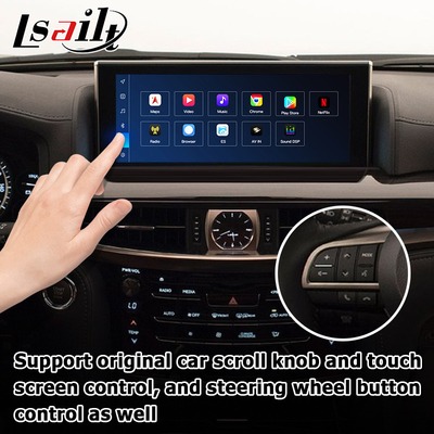 Lexus LX570 LX450d Android видеоинтерфейс поддержка carplay Android auto Qualcomm 8+128GB Android 11