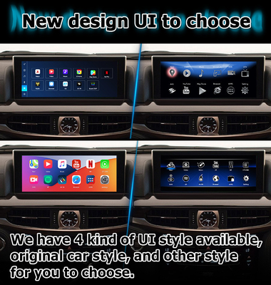 Lexus LX570 LX450d Android видеоинтерфейс поддержка carplay Android auto Qualcomm 8+128GB Android 11